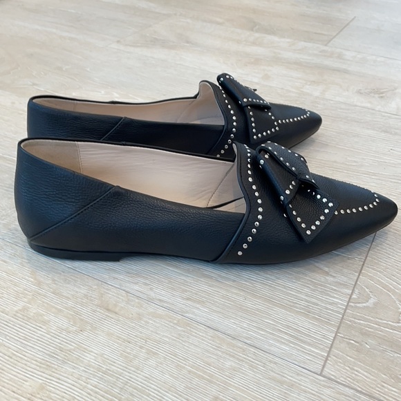 TOD’S Studded Knot Ballerina Leather Flats - Picture 7 of 7